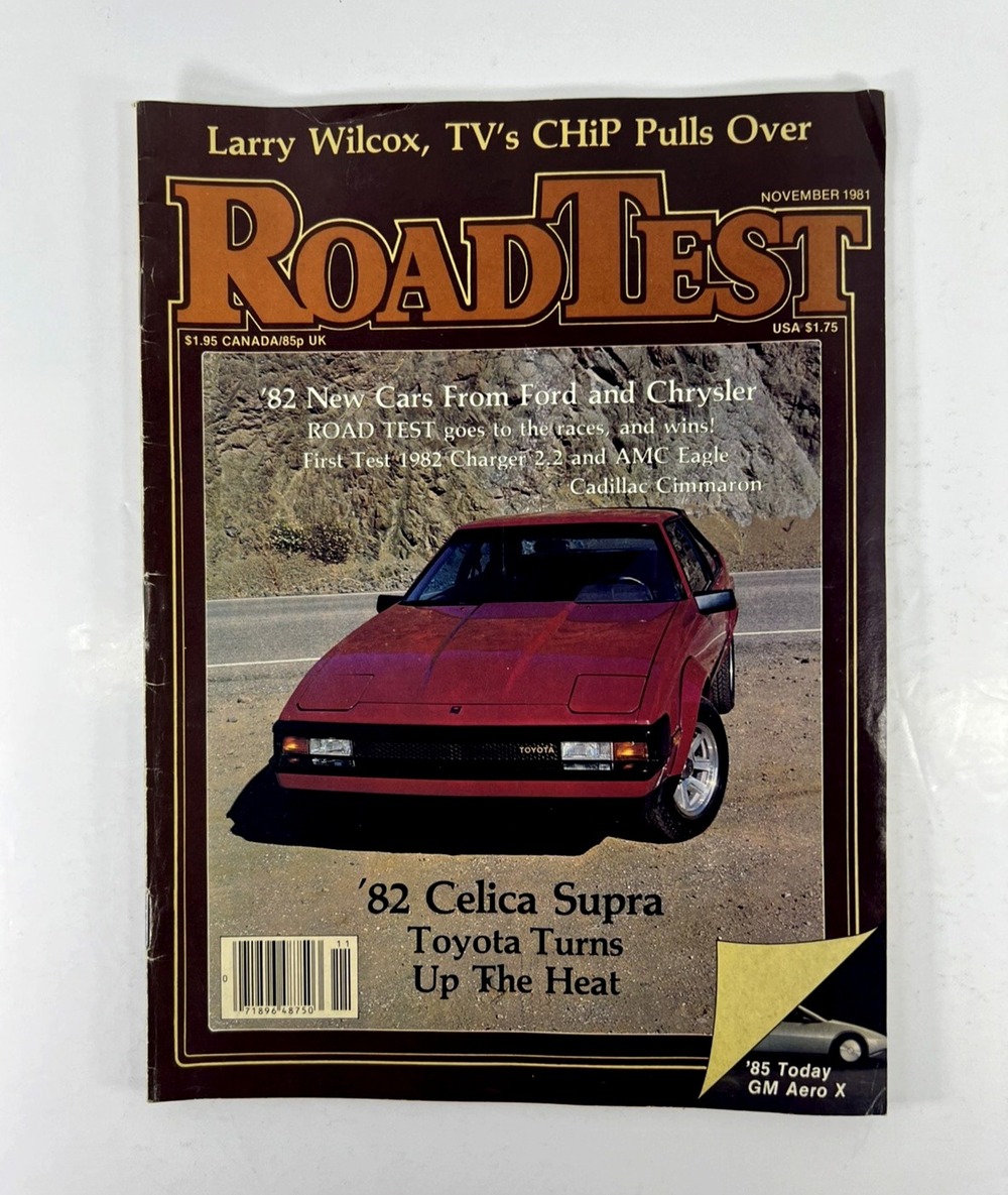ROAD TEST Magazine 1981 featuring the '82 Toyota Celica Supra  Volume 18  #9